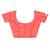 peach kolhapuri  stone work saree with blouse piece