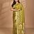 mehendi kolhapuri stone work saree with blouse piece