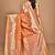mehendi kolhapuri stone work saree with blouse piece