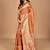mehendi kolhapuri stone work saree with blouse piece