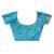 blue kolhapuri  stone work saree with blouse piece