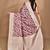 multicolor linen silk saree with blouse piece