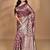 multicolor linen silk saree with blouse piece