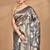 multicolor linen silk saree with blouse piece