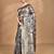 multicolor linen silk saree with blouse piece