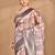 multicolor linen silk saree with blouse piece