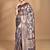 multicolor linen silk saree with blouse piece