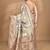 multicolor linen silk saree with blouse piece