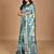 multicolor linen silk saree with blouse piece