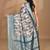 multicolor linen silk saree with blouse piece