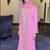 Pink inner jacket  Handbeaded Kaftan for women