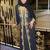Black inner jacket  Handbeaded Kaftan for women