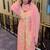 Peach inner jacket  Handbeaded Kaftan for women