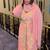 Peach inner jacket  Handbeaded Kaftan for women