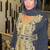 Black Handbeaded Kaftan for women