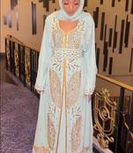 Pista Inner Jacket Handbeaded Kaftan for women