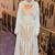 Pista Inner Jacket Handbeaded Kaftan for women