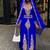 Blue Jacket Handbeaded Kaftan for women