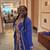 Blue Jacket Handbeaded Kaftan for women