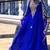 Blue Farash Embroidered gold work women