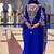 Blue Farash Embroidered gold work women