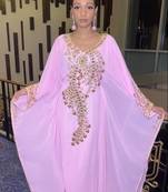 Pink FARASH EMBROIDERED GOLD WORK women