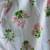 White printed cotton silk co ord set