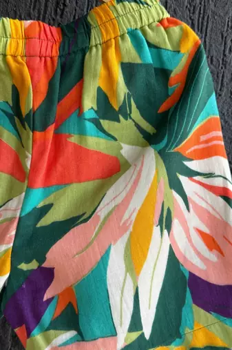 Multicolor printed cotton  co ord set