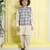 Green floral printed muslin cotton woven kurta pajama waistcoat sets