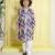 Blue leaf printed muslin cotton woven pajama sets