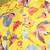 Yellow floral printed muslin kurta pajama sets