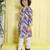 Blue leaf printed muslin cotton woven pajama sets