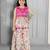 Cream embellishment muslin cotton woven sleeveless palazzo and top set