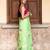 Green Mul Cotton Embroidered Saree