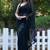 Black Rose Kantha Embroidered Mul Cotton Saree