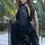Black Rose Kantha Embroidered Mul Cotton Saree