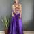 Violet Chinon Silk Lehenga With Heavy Embroidery Thread Work Choli