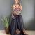 Black Chinon Silk Lehenga With Heavy Embroidery Thread Work Choli