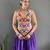 Violet Chinon Silk Lehenga With Heavy Embroidery Thread Work Choli