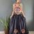 Black Chinon Silk Lehenga With Heavy Embroidery Thread Work Choli