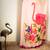 Peach Handpainted Mul Cotton Saree