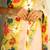 Peach Handpainted Mul Cotton Saree