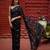 Black Mul Cotton Solid Saree