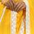 Yellow Mul Cotton Saree with Crochet Border