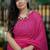 Pink Mul Cotton Mirrorwork Saree with Handmade Tassels