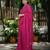 Pink Mul Cotton Mirrorwork Saree with Handmade Tassels