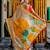 Beige Mul Cotton Hand painted Saree