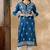 Chickenkari embroidered thread work chanderi cotton straight kurta