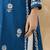 Chickenkari embroidered thread work chanderi cotton straight kurta