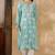 Chickenkari embroidered thread work chanderi cotton straight kurta